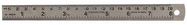 STAINLESS STEEL RULER, 8IN / 200MM