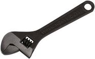 ADJUSTABLE SPANNER, BLACK, 6IN/150MM