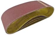 SANDING BELT 75MM X 533MM 120 GRIT PK 5
