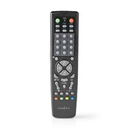 Universal Remote Control | Preprogrammed | 10 Devices | Memory Buttons / TV Guide Button | Infrared | Black