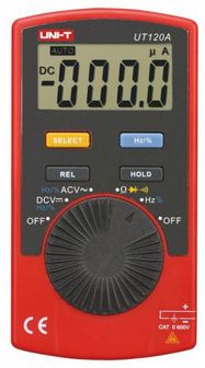 Multimeter UT120A CATI continuity buzzer, diode UNI-T