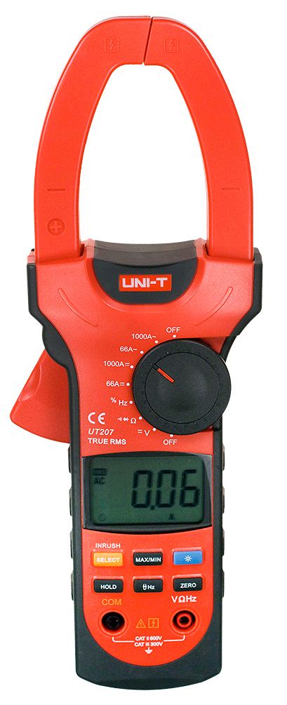 Image of Uni-T UT207 clamp meter at Walmart