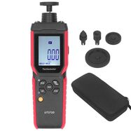 2-in-1 Tachometer;  m/ft/in conversation; Data storage: 10 groups;  2-in-1 measurement; Bluetooth