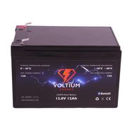 Lithium battery LiFePO4 12.8V 12Ah F2 BT APP VOLTIUM ENERGY