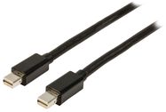 Mini DisplayPort Cable Mini DisplayPort Male - Mini DisplayPort Male 3.00 m Black