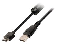 USB 2.0 Cable USB-A Male - Canon 12-Pin Male 2.00 m Black