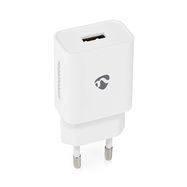 Wall Charger | 12 W | Quick charge feature | 1x 2.4 A | Number of outputs: 1 | USB-A | No Cable Included | Single Voltage Output | White