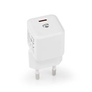Wall Charger | 20 W | PD3.0 20W | Quick charge feature | 1.67 / 2.22 / 3.0 A | Number of outputs: 1 | USB-C™ | Automatic Voltage Selection | White
