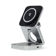 Wireless Charger | 3-in-1 | 2.5 / 5 / 15 W | LED-indicator in use | Including cable | USB-A / USB-C™ | 1.00 m