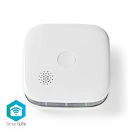 Išmanusis Wi-Fi SmartLife dūmų jutiklis su sirena 85dB, CR123A, baltas, TUYA