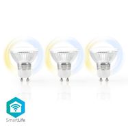 SmartLife LED Spot | Wi-Fi | GU10 | 400 lm | 5 W | Cool White / Warm White | 2700 - 6500 K | Energy class: F | Android™ / IOS | PAR16 | 3 pcs