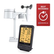Professional weather station with wireless sensor black