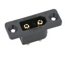 Socket;DC supply;XT90;male;PIN:2;soldering;black;30A;UL94V-0
