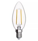 Лампа светодиодная E14 230V 2,2W 250lm, ФИЛАМЕНТ, теплый белый, 2700K, EMOS