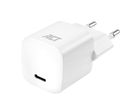 USB charger, 1 x USB-C, Power Delivery function, 20W, 1.7A, white