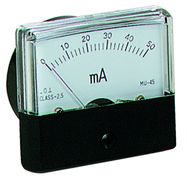 ANALOGUE CURRENT PANEL METER 50mA DC / 60 x 47mm