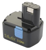 Battery for Hitachi 14,4V 3000 mAh Ni-Mh EB1412S EB1414 EB1414L EB1414S, PATONA