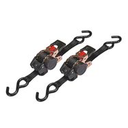 TWINPACK WITH 2 x RETRACTABLE RATCHET TIE-DOWN - 300 kg - 3 m x 25 mm