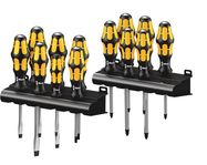 Big Pack 900 Screwdriver set Kraftform Wera: Chiseldriver and rack, 1 x PH 1x80; 1 x PH 2x100; 1 x PH 3x150; 1 x PZ 1x80; 1 x PZ 2x100; 1 x PZ 3x150; 1 x 0.6x3.5x80; 1 x 0.8x4.5x90; 1 x 1.0x5.5x100; 1 x 1.2x7.0x125; 1 x 1.6x9.0x150; 1 x TX 20x90; 1 x TX 2