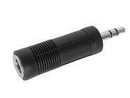 FEMALE 6.35mm STEREO JACK TO MALE 3.5mm STEREO JACK