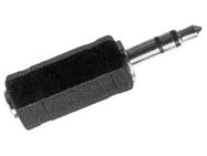 FEMALE 3.5mm MONO JACK TO MALE 3.5mm STEREO JACK