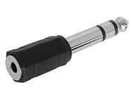 FEMALE 3.5mm STEREO JACK TO MALE 6.35mm STEREO JACK