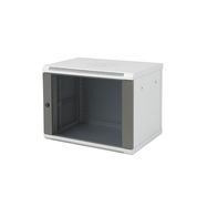 Wall-mounted cabinet 19" 6U 600x450x368mm (assembled)