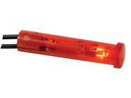 ROUND 7mm PANEL CONTROL LAMP 220V RED