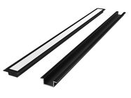 LED line PRIME Aluminum Profile Recessed Black 2m - set