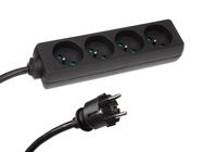 4-WAY SOCKET-OUTLET WITH SHRINK TUBE - 3G2.5 - 1.5 m - FRENCH SOCKET
