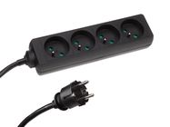 4-WAY SOCKET-OUTLET WITH SHRINK TUBE - 3G1.5 - 1.5 m - FRENCH SOCKET