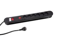 6-WAY SOCKET-OUTLET WITH OVERLOAD PROTECTION- FRENCH SOCKET