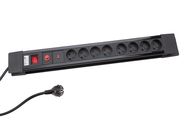 8-WAY SOCKET-OUTLET WITH OVERLOAD & SURGE PROTECTION - FRENCH SOCKET