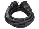 RUBBER EXTENSION CABLE WITH SHRINK TUBE - 3G2.5 - 5 m - FRENCH SOCKET