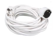 EXTENSION CABLE - 10 m - WHITE - 3G1.5 - SCHUKO