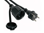 RUBBER EXTENSION CABLE - 10 m - 3G2.5 - SCHUKO