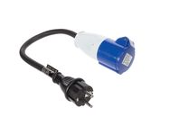 ADAPTER CABLE SCHUKO PLUG TO CEE SOCKET