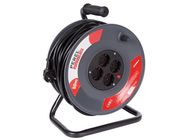 CABLE REEL 50 m - 3G1.5 - 4 SOCKETS - SCHUKO