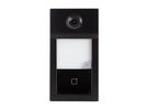 1 button IP professional metal video intercom doorbell - Black - PoE