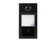 1 button IP professional metal video intercom doorbell - Black - PoE