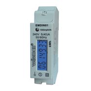 SINGLE PHASE - SINGLE MODULE DIN RAIL MOUNT kWh METER - FOR PROFESSIONAL USE