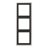 3 slot frame JUNG ES2983 (stainless steel color)