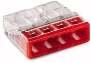 WAGO 4x2.5 blister red 20 pcs.