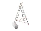 Combination ladder, aluminium, type ATLANTA, length: 2m, 2 x 7 steps
