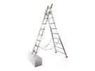 Combination ladder, aluminium, type ATLANTA, length: 2.3m, 2 x 8 steps
