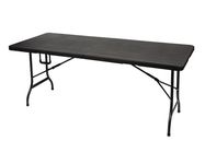 FOLD-IN-HALF TABLE - WOOD PATTERN - 180 x 75 x 74 cm