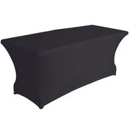 Rectangular table cover - stretch - black