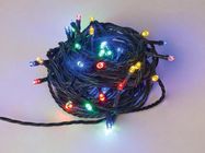 Glimmer Light LED - 6 m - 40 multicolor lamps - green wire - modulator - 24 V