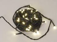 Glimmer Light LED - 6 m - 40 white lamps - green wire - modulator - 24 V