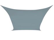 SHADE SAIL - RECTANGULAR - 2 x 3 m - COLOUR: LIGHT SLATE GREY